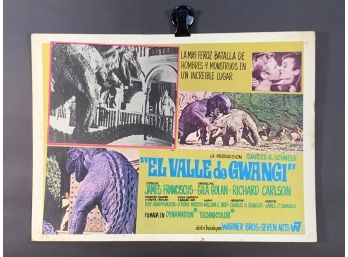 The Valley Of Gwangi Movie Theater Lobby Card