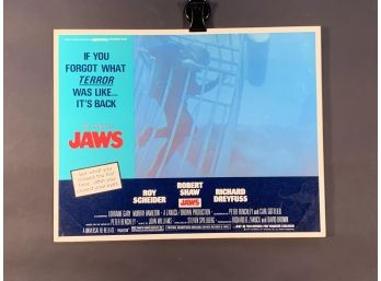 The OriginalThe Original Jaws 1975 Movie Theater Lobby Card