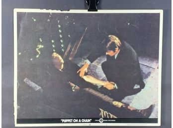 Puppet On A Chain Movie Theater Lobby Card