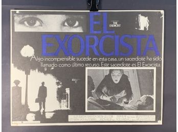 The Exorcist Movie Theater Lobby Card