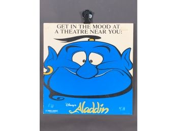 Aladdin Movie Theater Window Card
