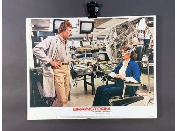 Brainstorm The Ultimate Experience Movie Theater Lobby Card