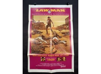 Lawman Vintage Folded One Sheet Movie Poster