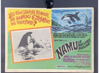 Namu The Killer Whale  Theater Lobby Card