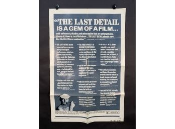 The Last Detail Vintage Folded One Sheet Movie Poster
