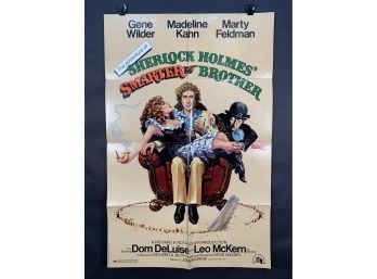 Sherlock Holmes Smarter Brother Vintage Folded One Sheet Movie Poster