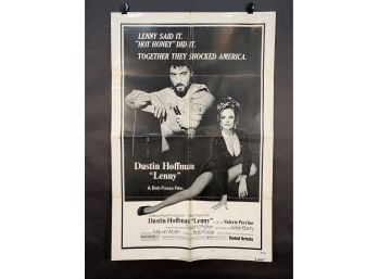 Lenny Vintage Folded One Sheet Movie Poster