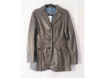 Women's Bogner 'Delia' Brown Leather Jacket New With Tags $1800