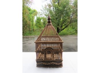 Victorian Rattan Bird Cage