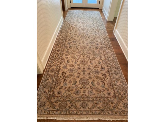 A Vintage Hand Knotted Wool Runner 184' X 60'