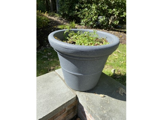 A Pair Of High Quality Resin / Plastic Outdoor Flower Pot