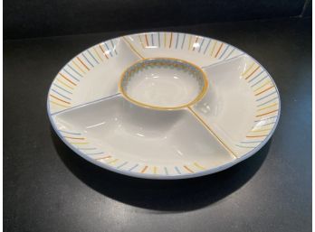 A Ceramic Chip And Salsa Dish Plate By Home James Weekend East Hamptons.