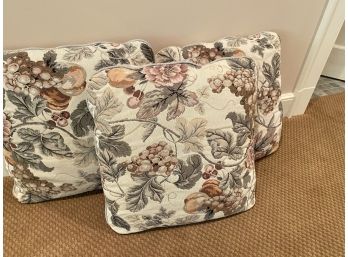 A Set Of Three Sofa's Pillows