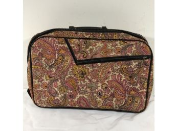 Paisley Print Suitcase