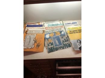 1920's To 70's Sheet Music Lot