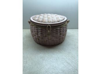 Pink Sewing Basket