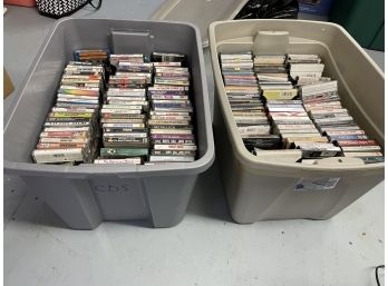 Huge Collection Of Approximately 300 Cassette Tapes From The 60s 70s 80s & 90s
