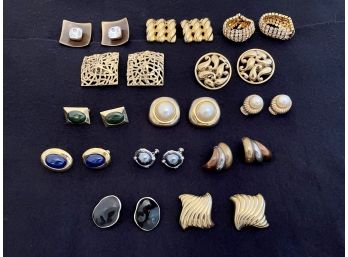 Large Selection Of Fashion Clip On Earrings Including Napier