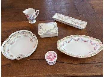 Lovely Group Of Small Bone China Dishes From Spode, Royal Worcester, Coalport & Royal Doulton