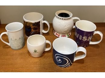 Six Starbucks Mugs Dates From 1998-2008