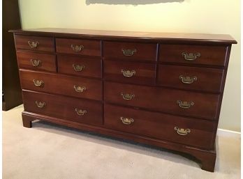 Cherry Double Dresser, 12 Drawers