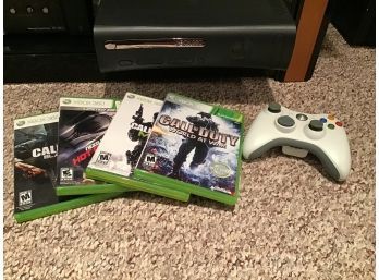 XBox360 With Controller And Call Of Duty Games