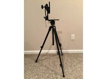 Manfrotto 3001BN Tripod, With 303SPH Panoramic Head
