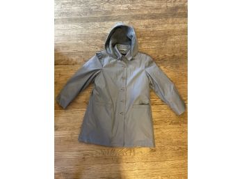 Ladies Grey London Fog Fall Jacket Size 9/10 (medium)