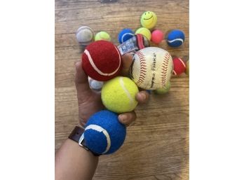Balls: Baseball & Tennis