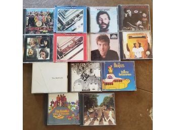 The Beatles CDs - 16 CDs- White Album, Abbey Road, Yellow Submarine, Sgt Peppers, Revolver, Let It Be