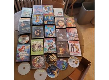 Lot Of 30 DVDs - Movies & Cartoon Features