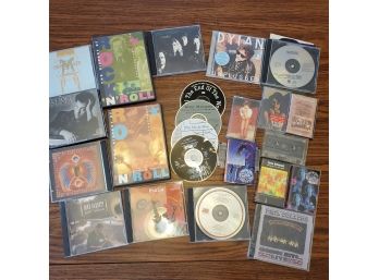 Lot Of 25 Music Recordings- CDs, DVDs, & Cassette Tapes