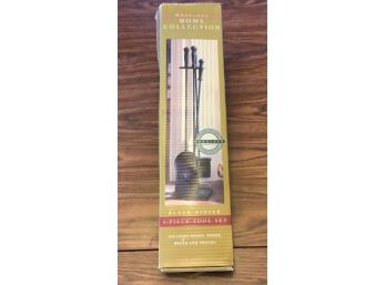 New In Box 4 Piece Fireplace Tool Set