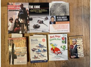 Book Lot: Birds, Gangland, The Code, Read Stop Green Go, And More!!!