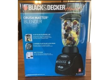 Brand New In Box Black And Decker Crush Master Blender !