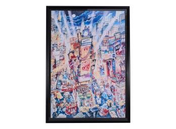 New York 'Times Square' Framed Print By Bob Bill Published By Scandecor Marketing