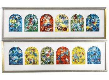 The Twelve Chagall Windows By Marc Chagall 'The Jerusalem Windows'