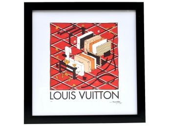 Signed Fairchild Paris 'Louis Vuitton' Limited Edition Framed Print