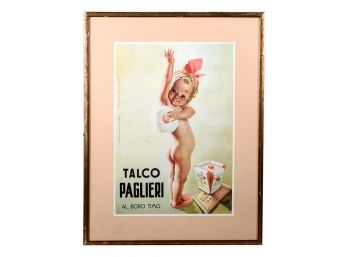 Zannini & Cellerino 'Talco Paglieri Al Boro Timo' Advertising Poster Print