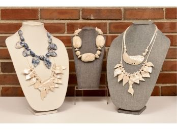 Lola Briedbart One-of-a-kind Art Pottery Necklaces