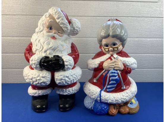 Santa And Mrs. Clause Figure