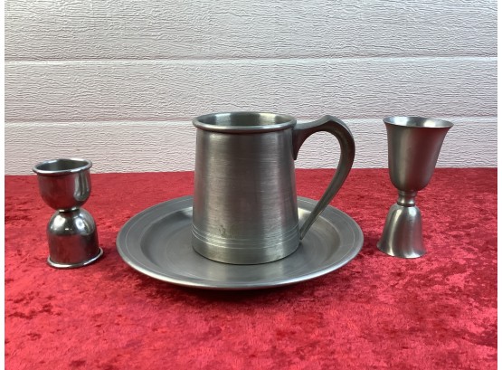 Pewter Lot Of 4