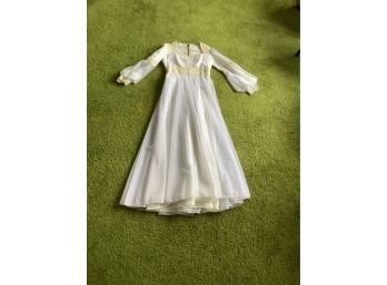 Vintage Wedding Dress Size 12 From 1973