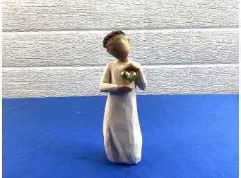 Willow Tree Keepsake Young Girl With Heart Of Gold