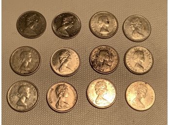 Early Canadian 10 Cent Coins