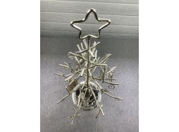 International Silver Company Silver Plated Photo Christmas Tree