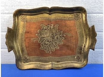 A Decorative Craft Hand Made In Italy Florentia Serving Tray