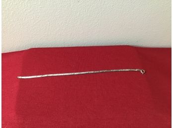 Sterling Silver Rope Chain Bracelet 2.2grams