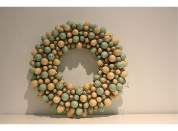 13 Inch Wreath - Robin Egg Design