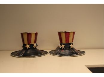 Patriotic Candle Holders